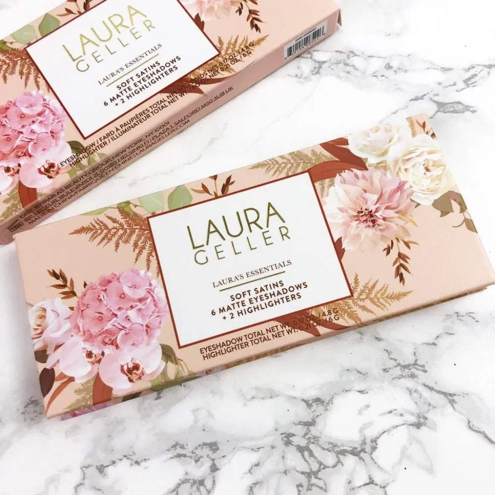 NIB Laura Geller Laura's Essentials Soft Satins Eyeshadow & Highlighter Palette
